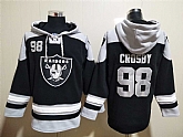 Raiders 98 Maxx Crosby Black All Stitched Sweatshirt Hoodie,baseball caps,new era cap wholesale,wholesale hats